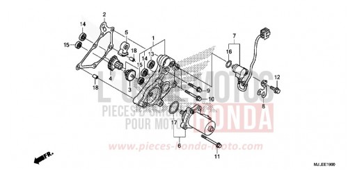 DEMULTIPLICATEUR NC700SDE de 2014